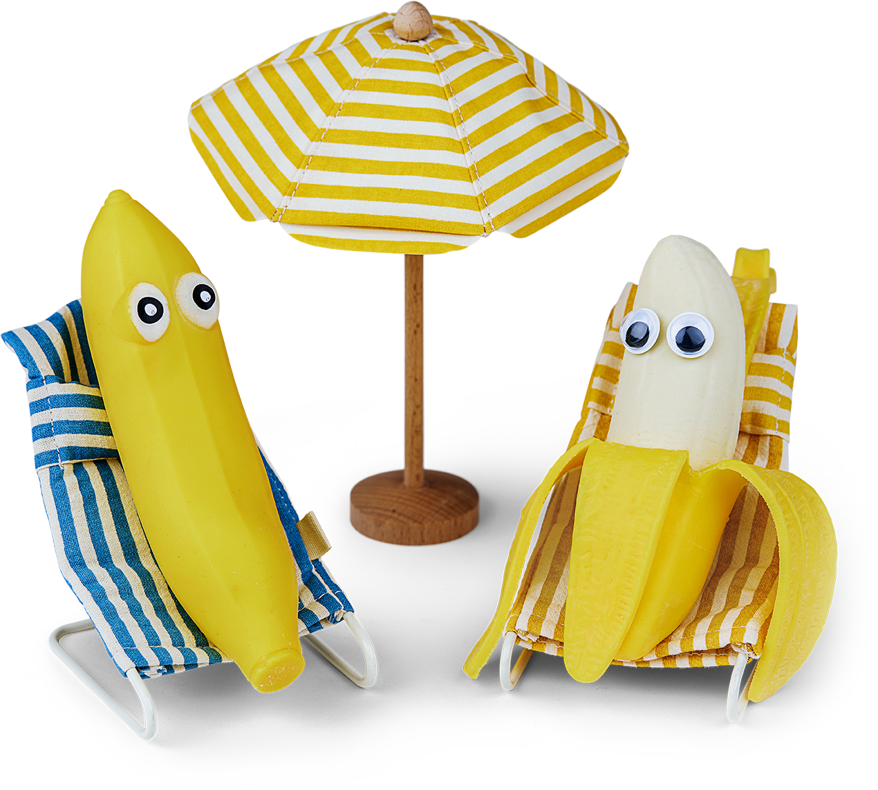 Bananas sunbathing