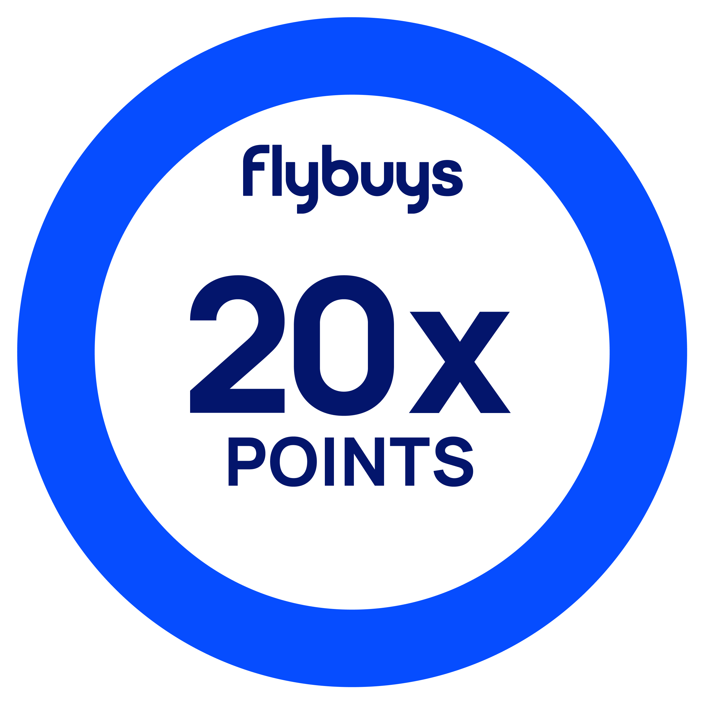 20x Flybuys points