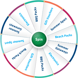 Kleenheat Treats prize wheel