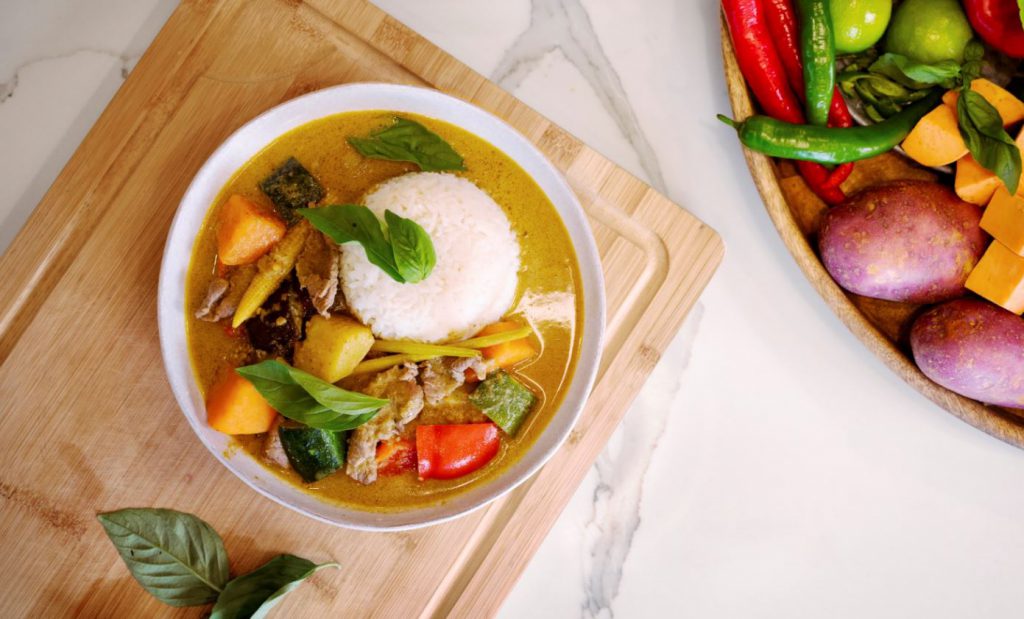 Jenny Lam's Thai green curry with beef
