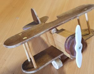 wooden toy plane Palmerston Men's Shed