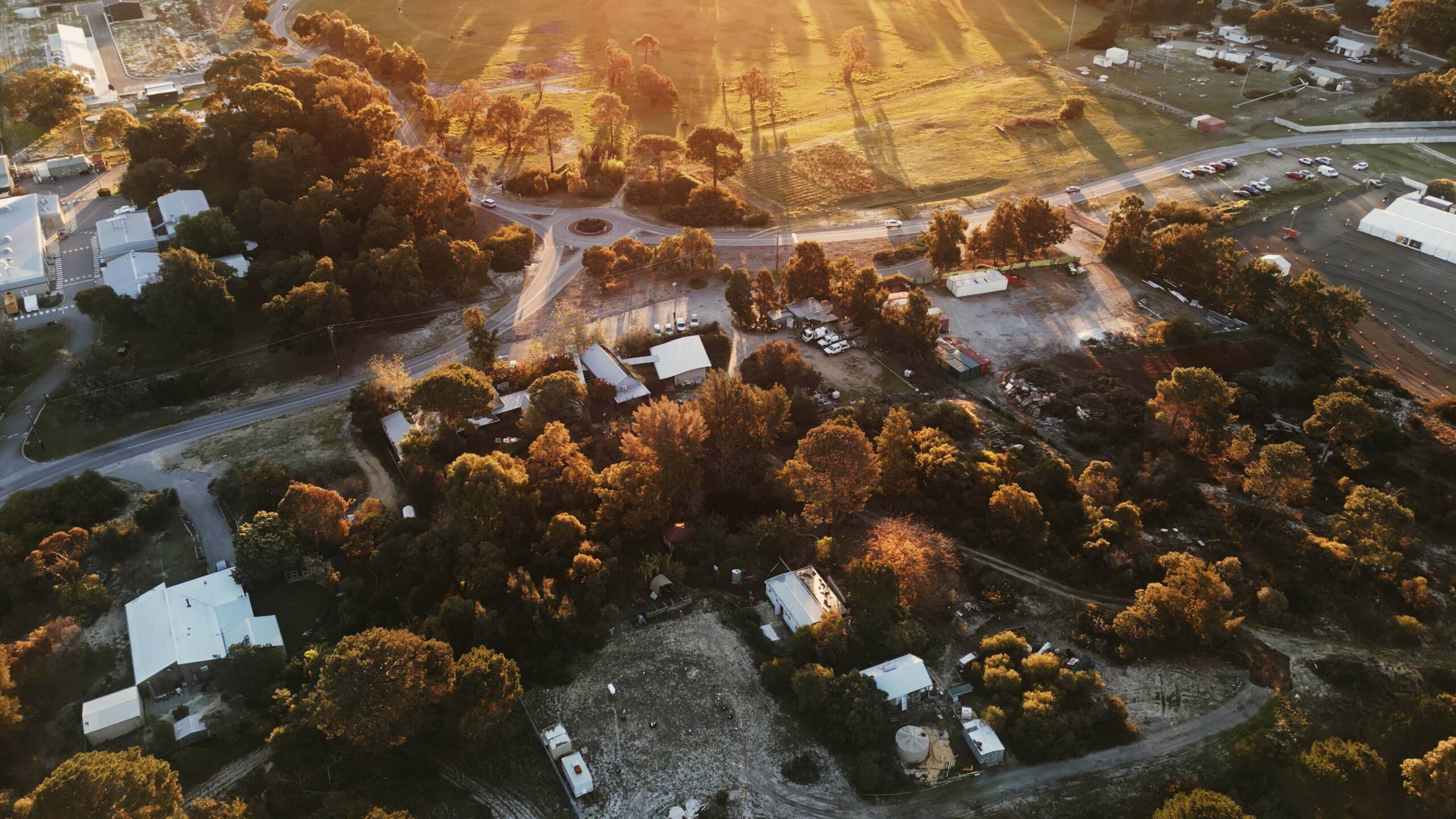Murdoch Community Garden aerial shot